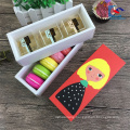 cute food grade colorful cookies packaging drawer box